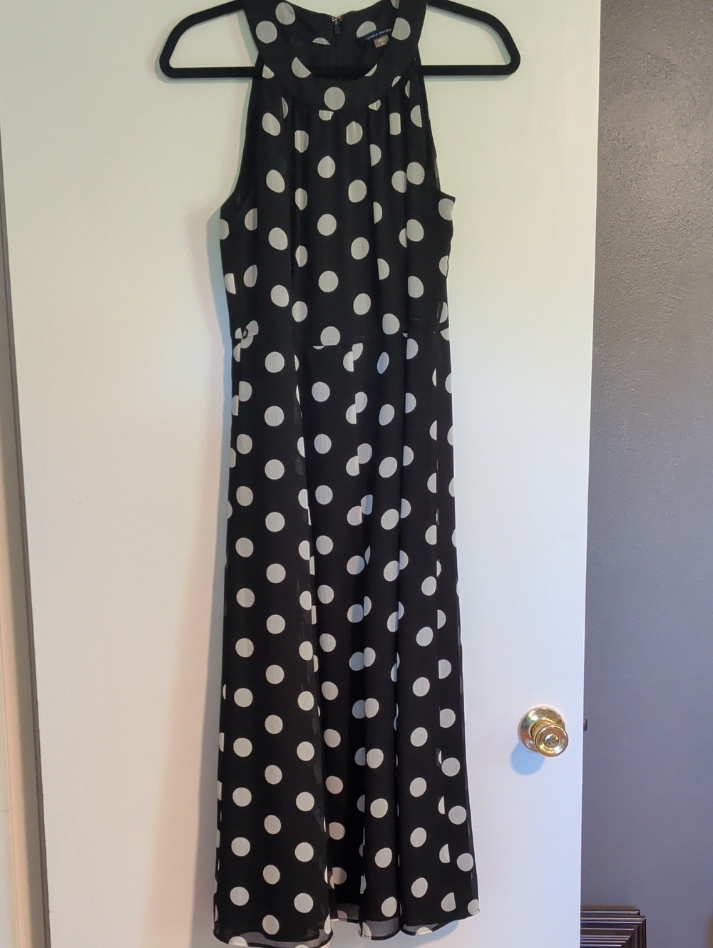 Tommy Hilfiger Black and White Polka Dot Dress
